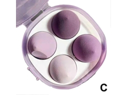 Conjunto De Esponjas De Maquiagem Beauty Egg Para Base E Base Com Caixa De Ovo Perfeita Everley891