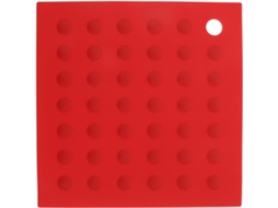 Tapete De Silicone Vermelho Para Panelas, Resistente Ao Calor E Antiderrapante, Suporte Multiuso Par Gokoco
