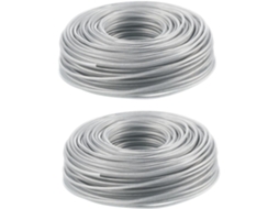 Conjunto De 2 Cordas Resistentes Para Cortador De Grama