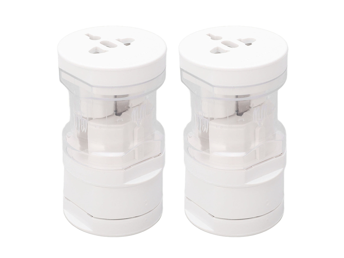Adaptador Universal De Viagem Laxiscreed Leve E Portátil Com Proteção De Abs Para Uso Em Todo O Mundo
