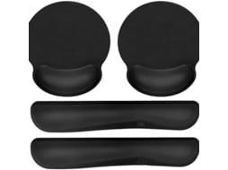 Conjunto De Apoio De Pulso Para Teclado E Mouse De Espuma Viscoelástica Premium Para Slowmoose