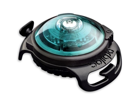 Lâmpada Led Para Coleira De Cachorro Turquesa Orbiloc