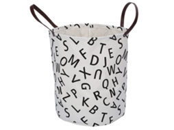 Cesto de roupa dobrável de algodão à prova d'água, bolsa para armazenamento de brinquedos, 50x40 cm