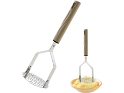 Amassador De Batatas Manual Em Aço Inoxidável, Resistente E