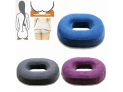 Lurelia Travesseiro De Assento Em Espuma Viscoelástica, Alívio Do Cóccix, Cinza, Ref. L0318