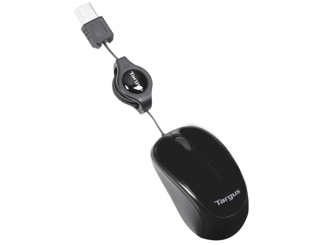 Lurelia Rato De Viagem Amu75eu Preto, Usb Retrátil, Blue Trace 1000 Dpi