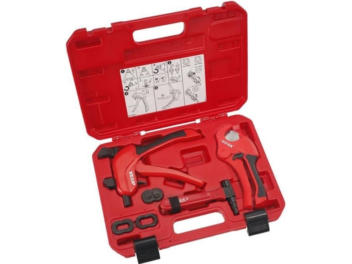 Conjunto Completo de Crimpador Axial VIRAX Per 12...