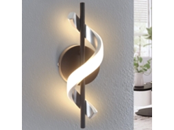 Nettlife Candeeiro De Parede Led Interior Moderna, Candeeiro Para Corredor E Quarto 3000 K Branco Quente, 7 W, Em Alumínio, Para Uso Diário