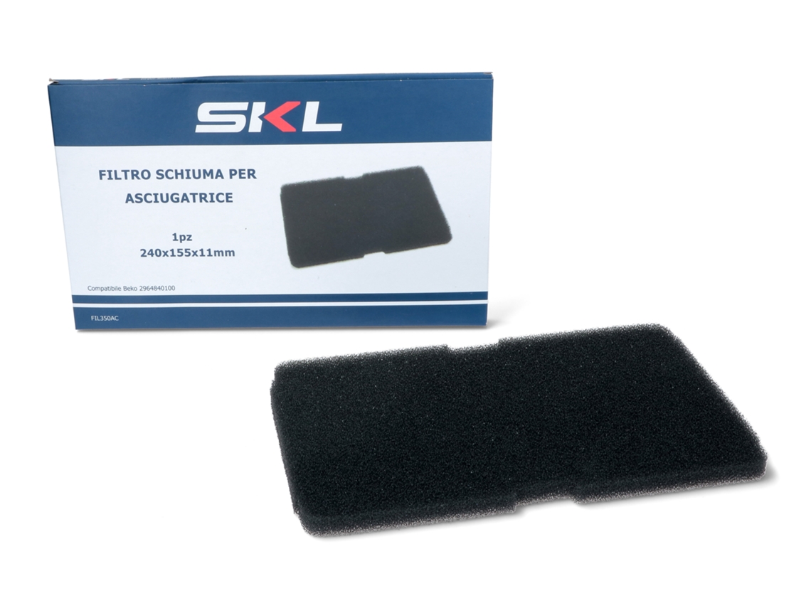 Filtro Esponja Secadora Beko 2964840100 Caixa Secador de Roupa Fil350ac