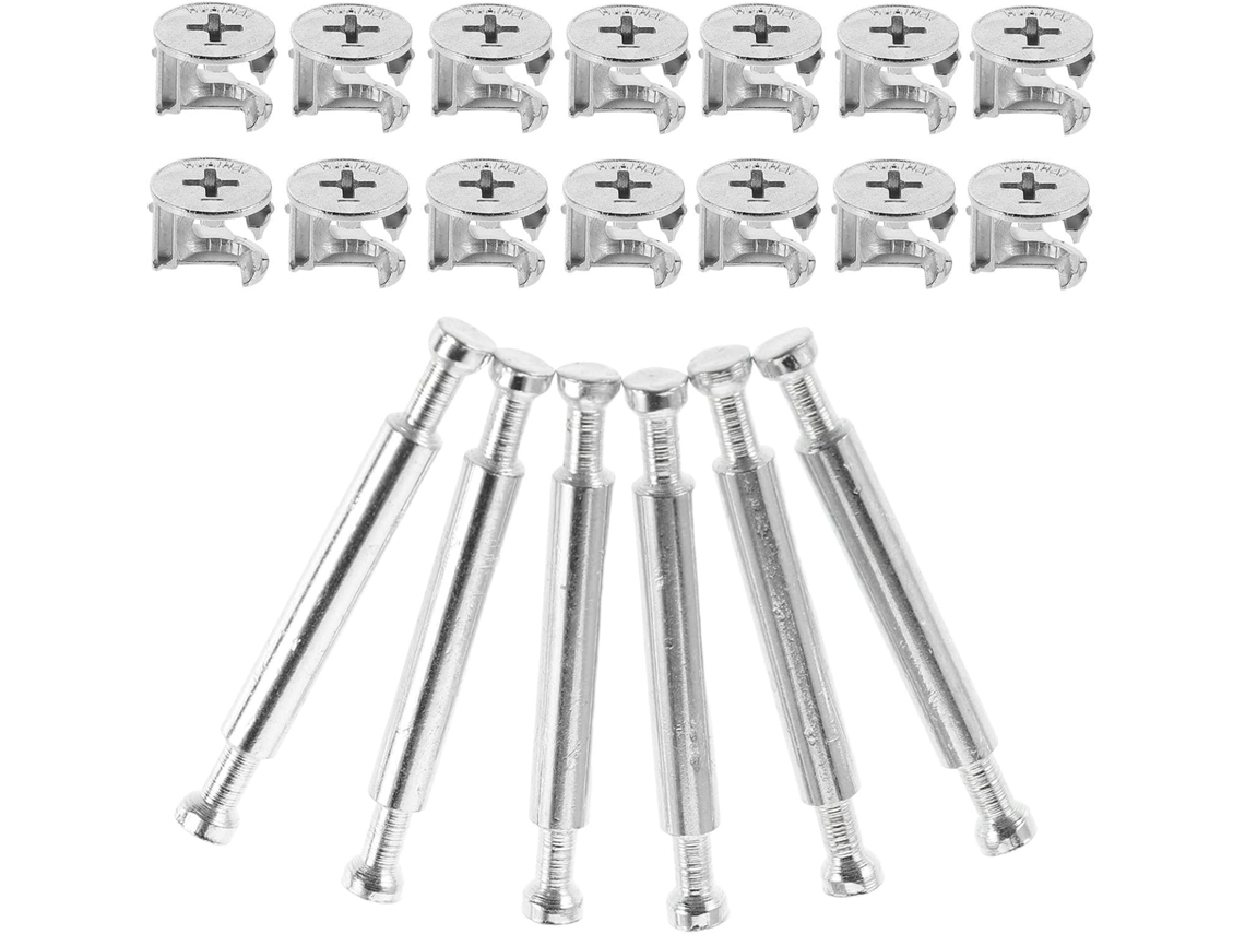 Conjunto Com 10 Fixadores De Ferro Para Painéis Armários, Fáceis Usar