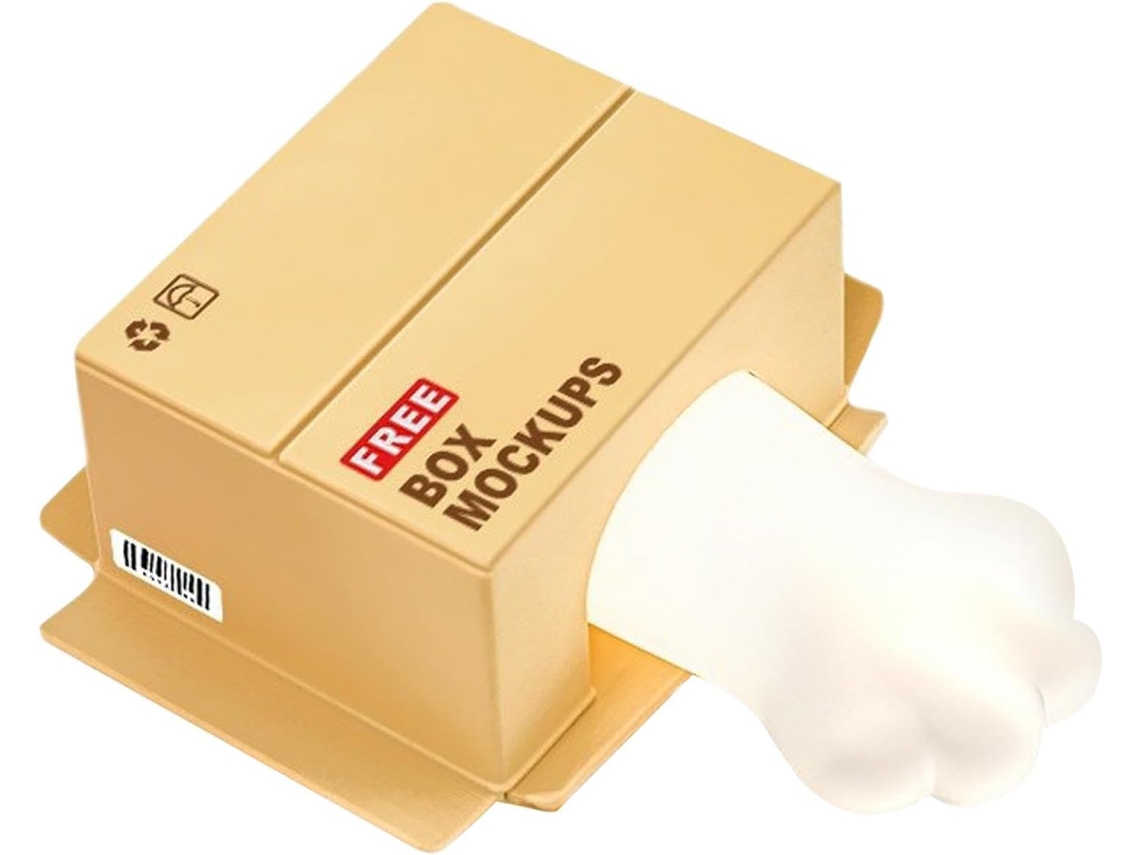 Luminária Noturna Em Formato De Pata Gato Com Controle Por Toque Para