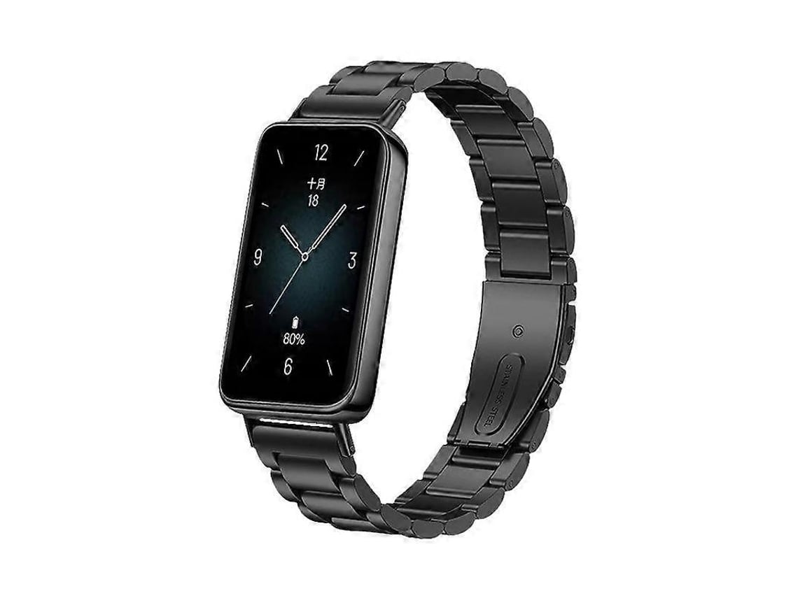 Pulseira De Liga De Titânio Com Fivela Plana De Três Contas Para Relógio For Honor Band 9