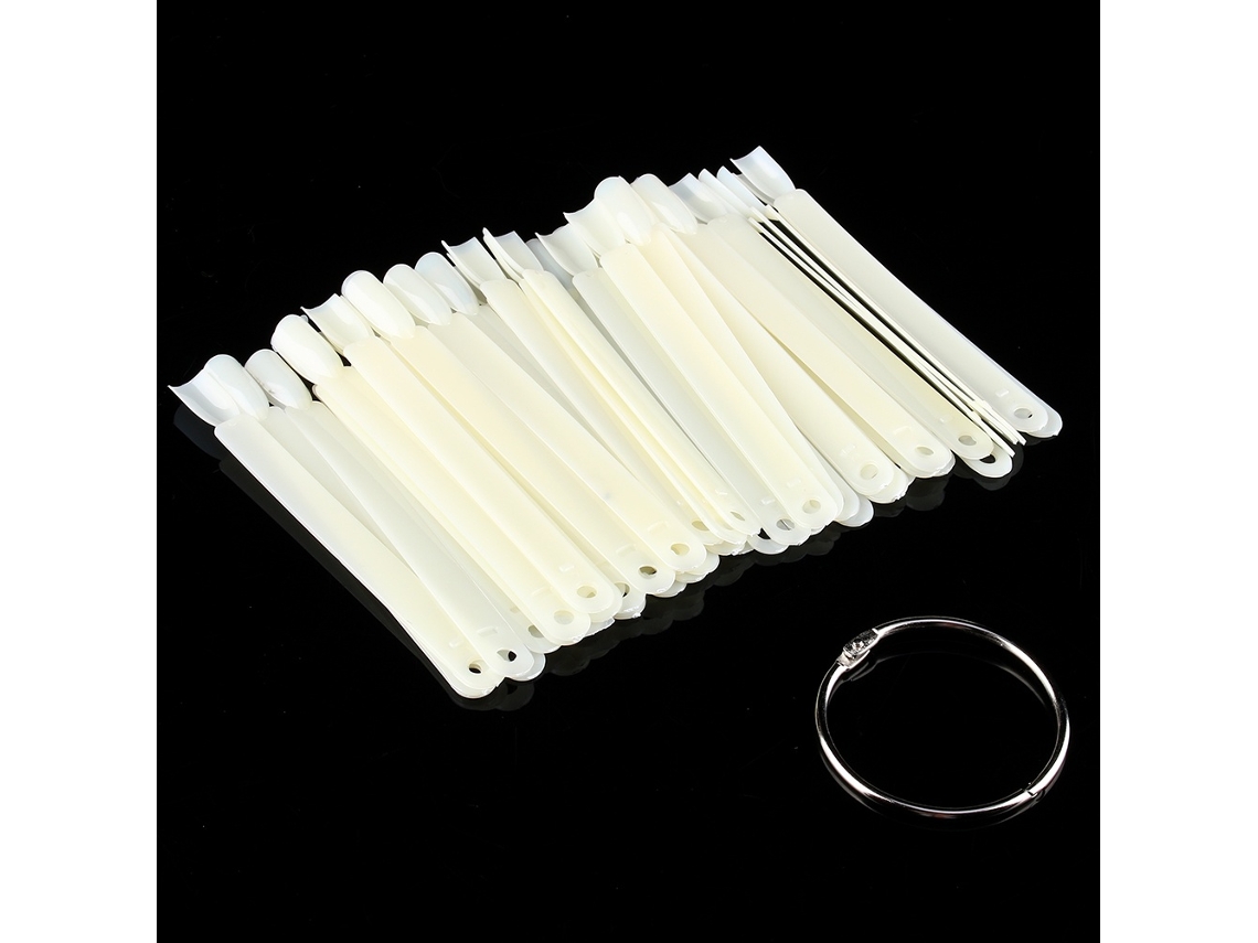 Elysve 50 Unids Placa Em Plástico Para Unhas