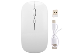Rato Usb Sem Fio Recarregável LAXISCREED Baixo Ruído