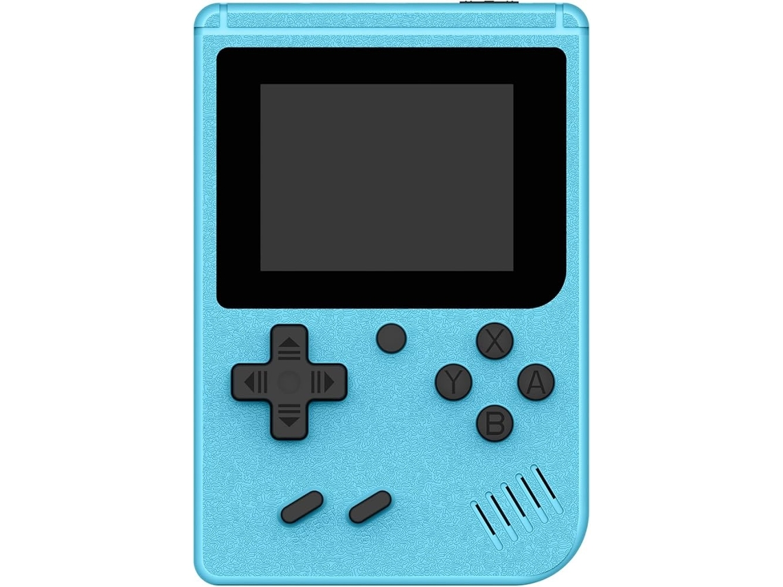 Console De Games Portátil Retrô Com Ecrã De 3,0 Polegadas E 400 Jogos Clássicos De Fc Azul Elysve