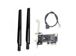 Lurelia Placa Wi-fi M.2 Ngff Ax200 Bcm94350zae Dual Band 2,4/5 Ghz Antena
