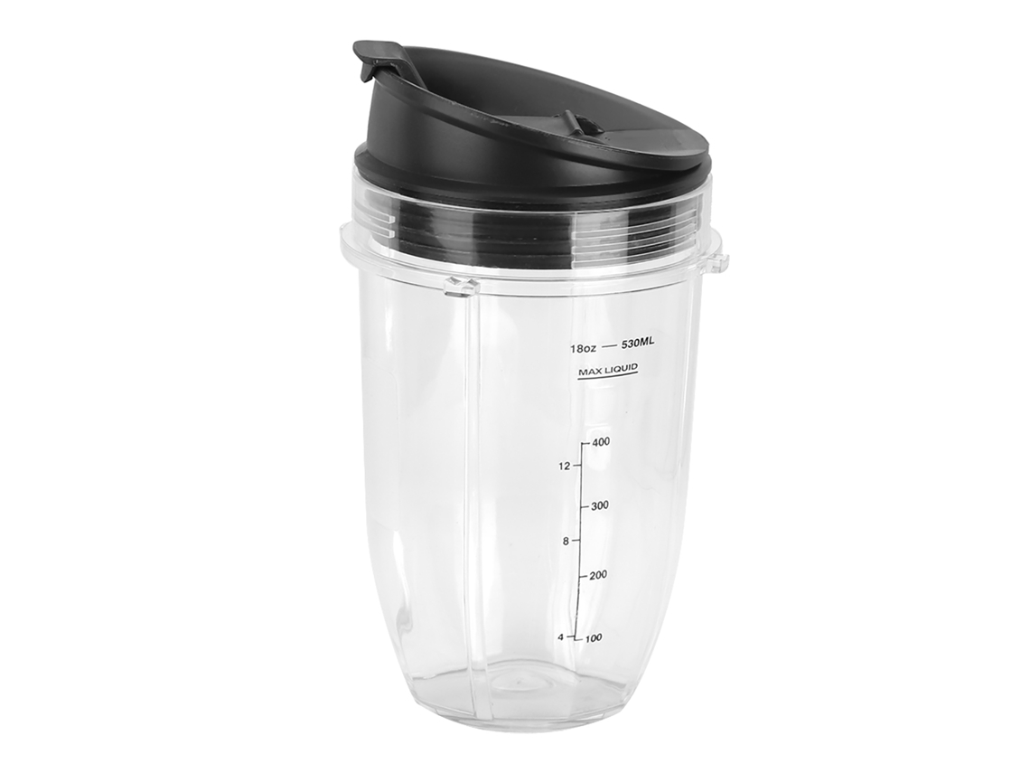 Kit de Peças Primerox para Copo e Tampa de Liquidificador Ninja 900w 1000w 18oz