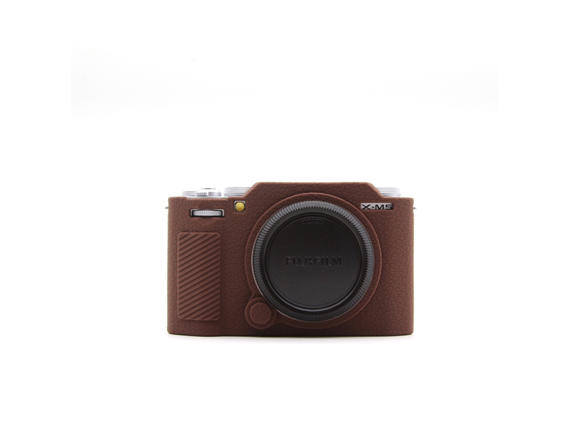 Capa para Fujifilm X m5 Capa de Silicone para Câmera CUICH (marrom)