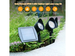 Luz Solar Ip55 Controle de Luz 3 Níveis Jardim Pátio