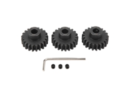 Mali conjunto de Engrenagens Pinion Aço M1.5 8mm com Parafuso Fixador para Carros Rc 1/5 1/8 1/10 3pcs (21dentes)