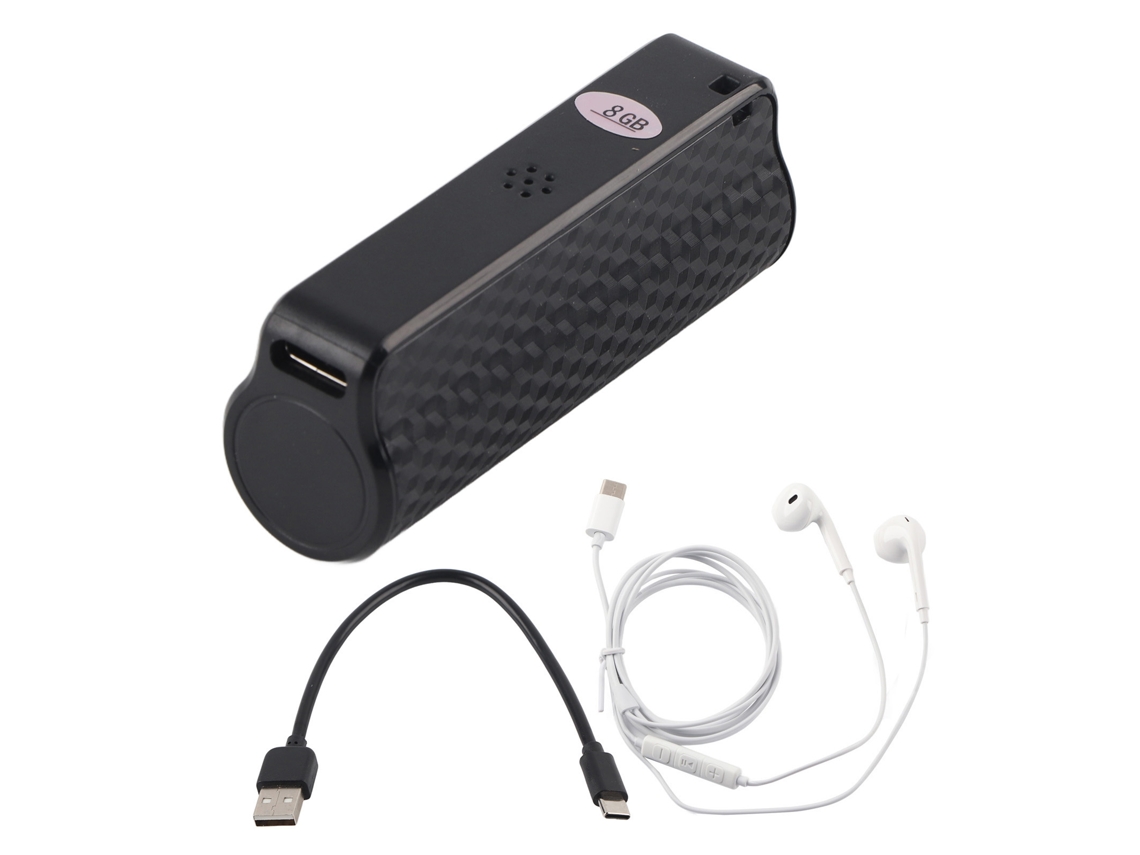 Gravador Mali Q70 com Controle de Voz Adsorção Magnética 8GB