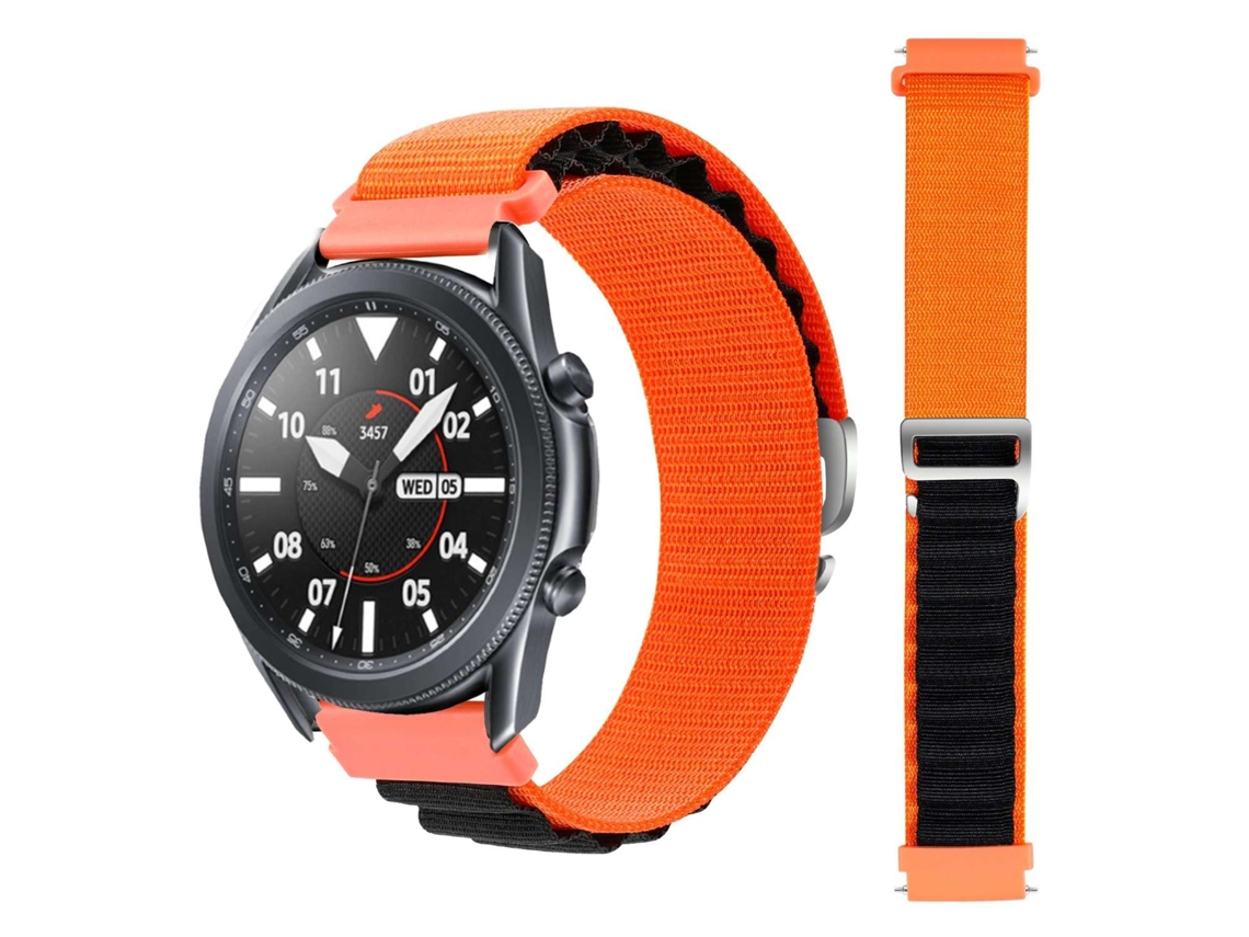 Bracelete Garmin Forerunner 735Xt Pulseira Loop Alpine Laranja e Preto