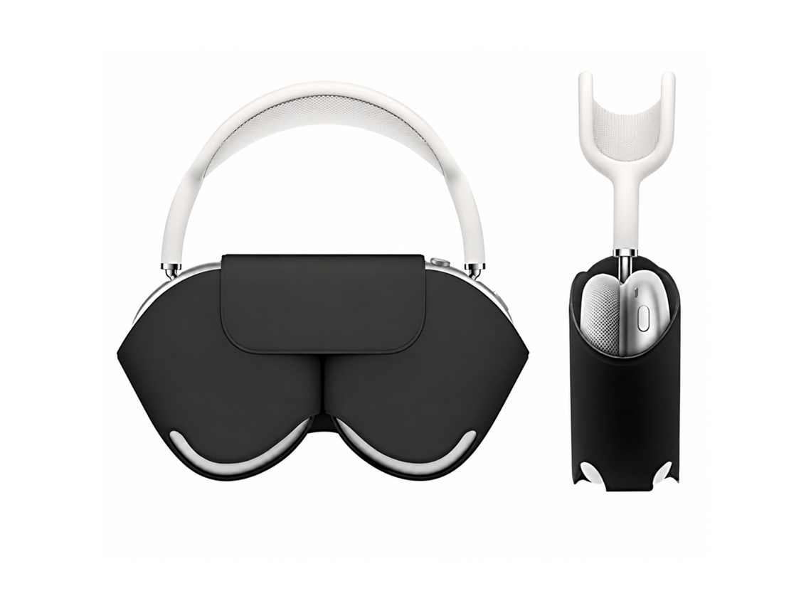 Estojo Protetor de Couro Magnético para Airpods Max 1/2, com Modo de Baixa Energia, Resistente a Arranhões e Choques, Ideal para Crianças STELASPLEN
