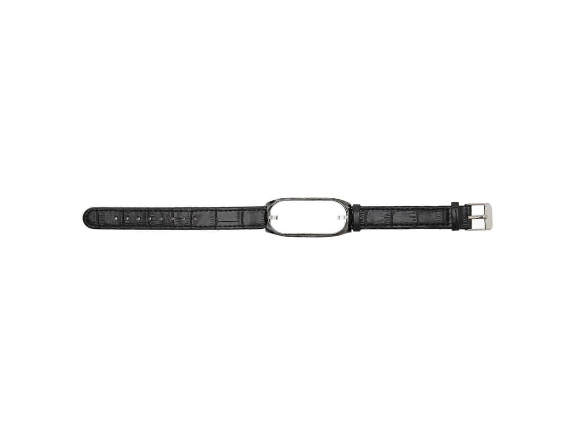 Pulseira esportiva para Mi Band 7, pulseira de substituição em couro PU macio e respirável para corrida, caminhada e bicicleta elétrica.