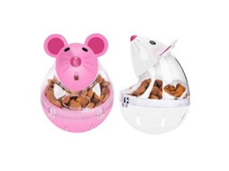 2026 2 Brinquedos Comedouro para Gatos, Bola Alimentar Interativa Slow Feeder Ratonera