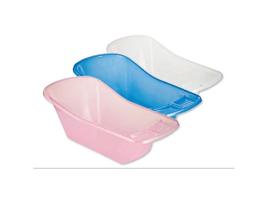 Bañera infantil azul 80x41 cm