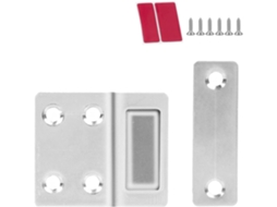 Fecho Magnético Para Porta De Armário, Trava De Aço Resistente Para Móveis Armário, Faça Você Mesmo, Prata, 43x38mm