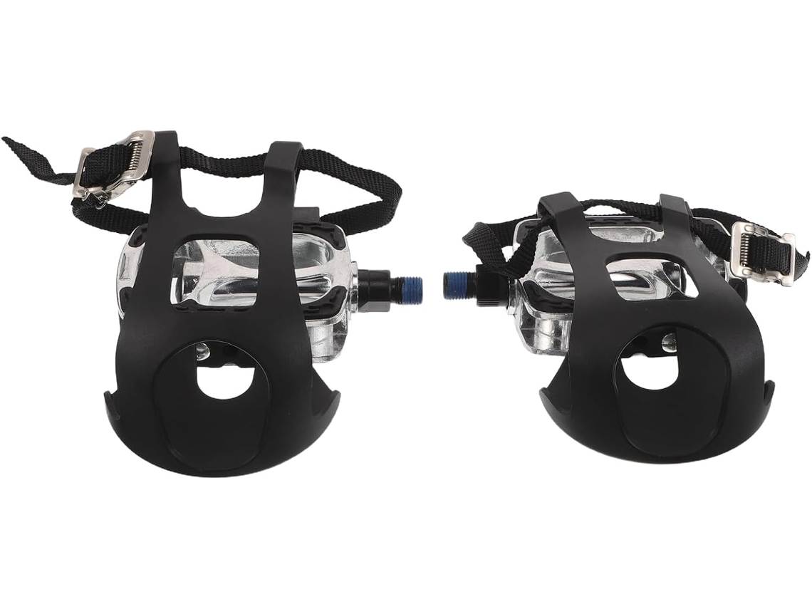 Conjunto de 2 pedais para bicicleta ergométrica com plataforma.