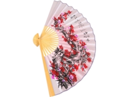 Leque De Parede Chinês Dobrável Grande Genérico Em Papel Para Decoração De Páscoa E Atmosfera Romântica.