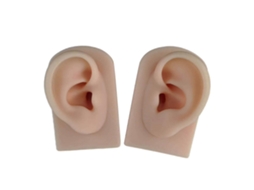 2 Peças de Modelos de Orelha em Silicone Macio para Simulação de Orelha Humana em Escala 1 AQUAFORGE