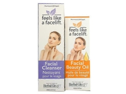 Óleo De Beleza Facial Herbal Glo Com Limpador Grátis, 2 Unidades (pacote Com 3)