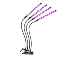 Lâmpada/iluminação Para Plantas Com 4 Tubos Led Flexíveis.