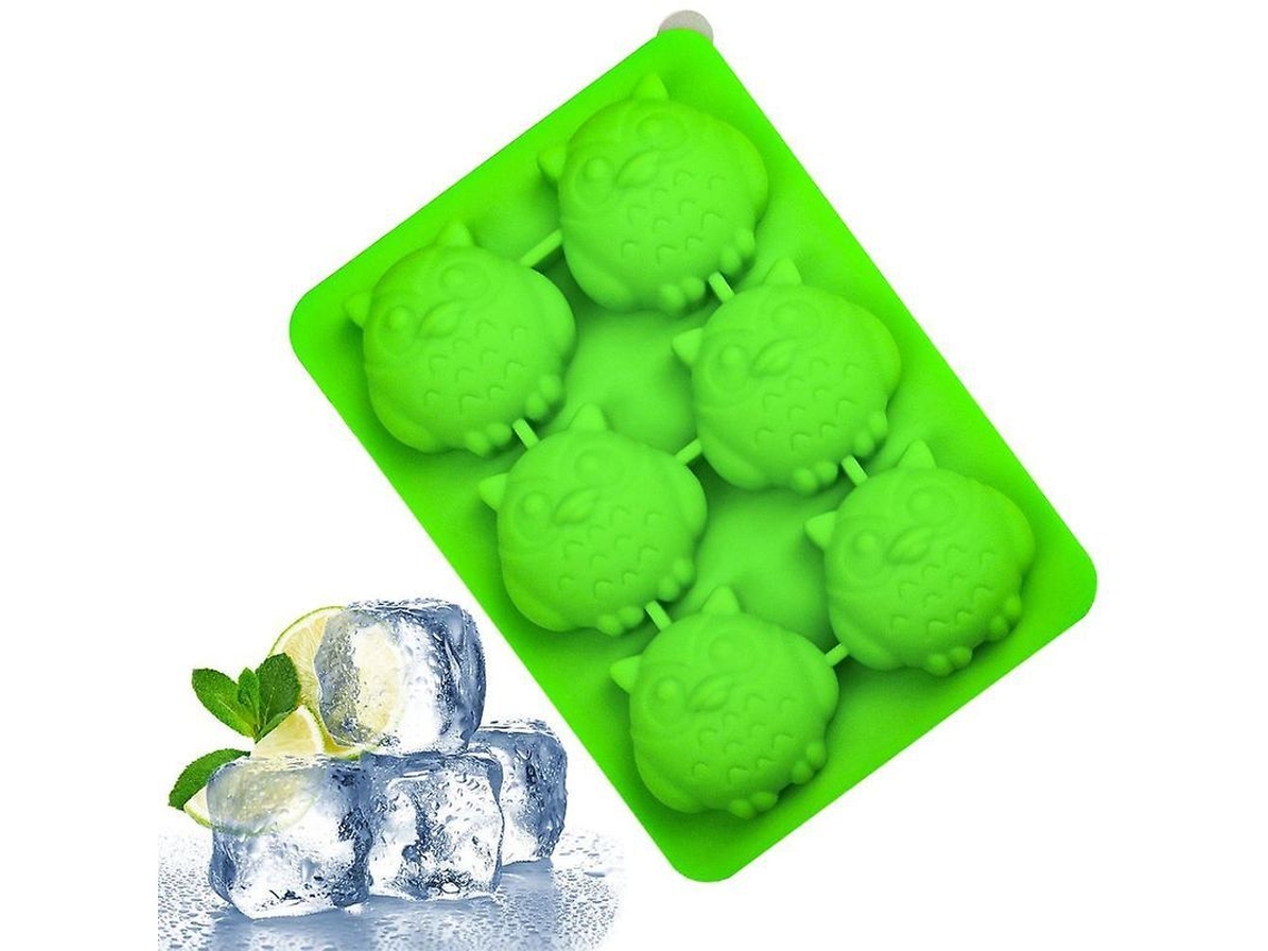 Moldes de Gelo Redondo para Whiskey, Silicona Flexível