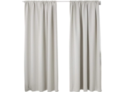 Cortina Blackout Térmica, Privacidade, 135 X 225 Cm, Cinza