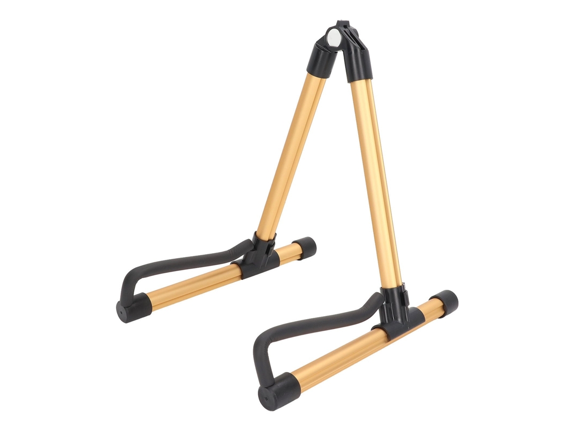 Lurelia Suporte Para Guitarra De Metal Dobrável Ajustável Dourado