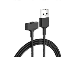 Cabo De Carregamento De Substituição Preto Para Smartwatch Ionic