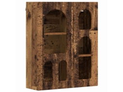 Conjunto 1 Armário Suspenso Vidaxl Castanho Derivados De Madeira (59 X 20 X 71,5 Cm)