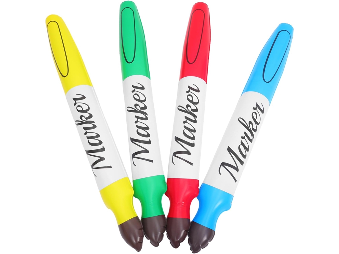Conjunto De 4 Placares Infláveis Em Pvc Para Decoração Escolar