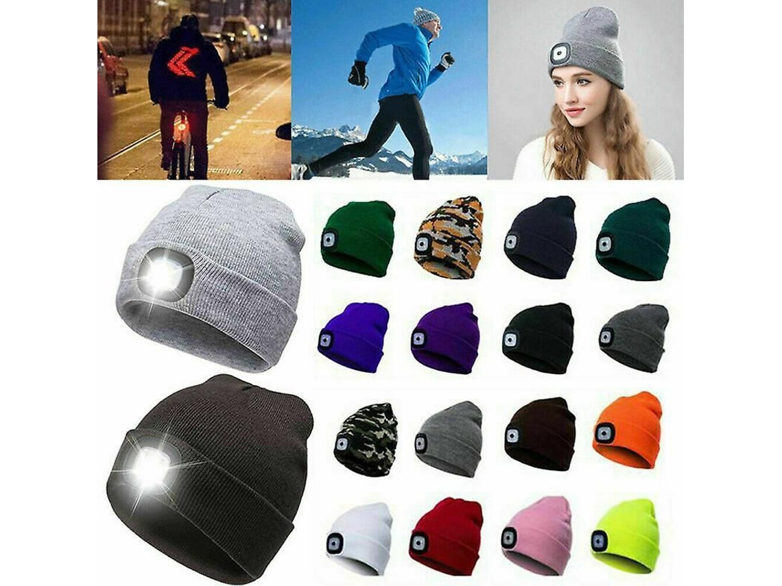 2026 gorro Unisex com Luzes Led para Atividades Ao Ar Livre e Emergências
