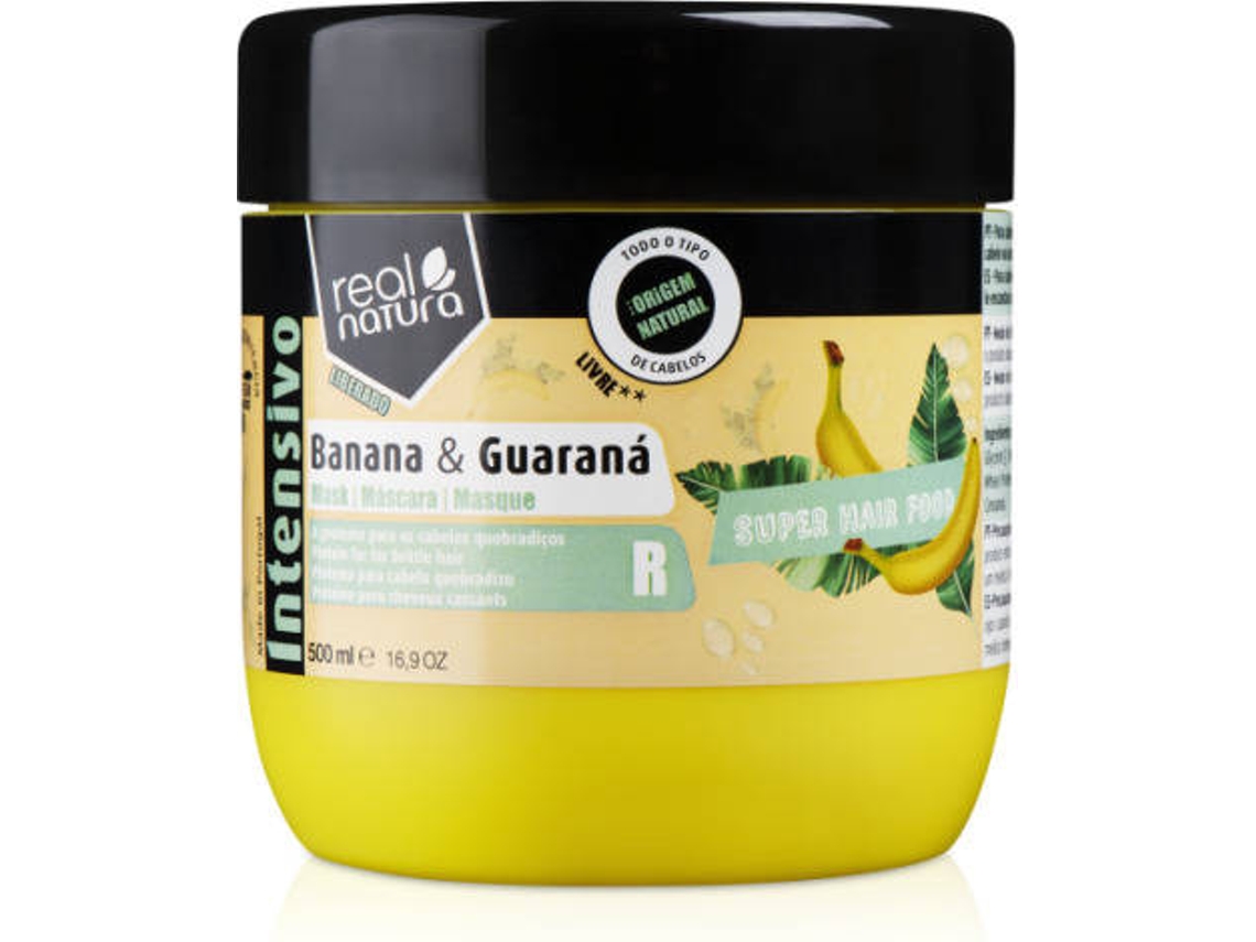 Champô Líquido REAL NATURA Real Natura Banana E Guaraná  (500 ml)