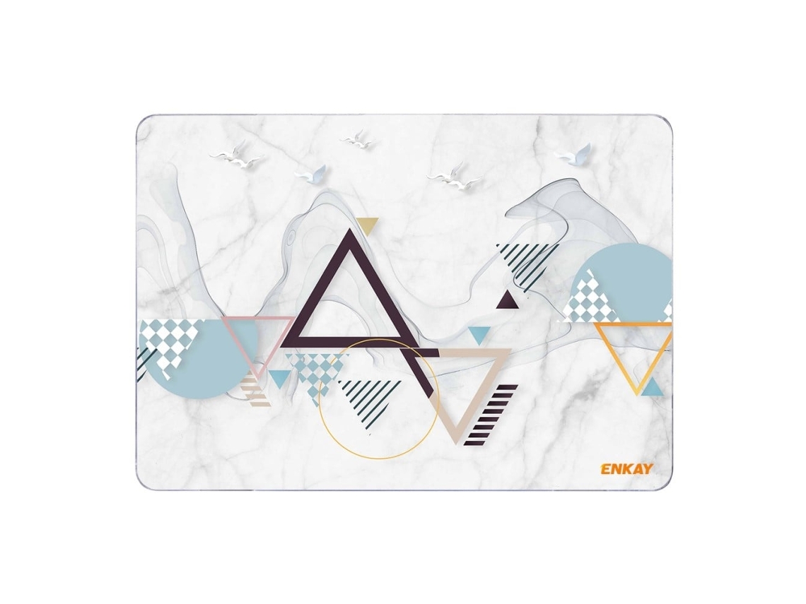 Capa Com Padrão Geométrico Hat Prince Para Macbook Pro 16 M1 / M1 Max Triângulos E Geometria Brilvibera (a2485, 2021)