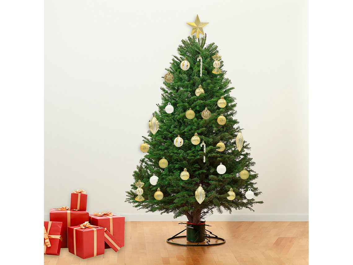 Conjunto De Bolinhas De Natal (40 Unidades) (decoração Vermelha) Eoocoo