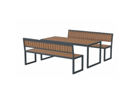 Conjunto Pic Nic Screen 6 Pessoas AMOP