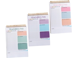 Peças Carnet De Planification Quotidienne Portable Em Papel De Cobertura Em Metal, Agenda Hebdomadaire