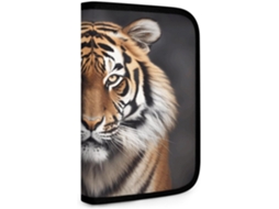 Bolsa dupla Tiger para ferramentas pequenas, bolsa de armazenamento multiuso, bolsa organizadora de ferramentas com compartimentos.
