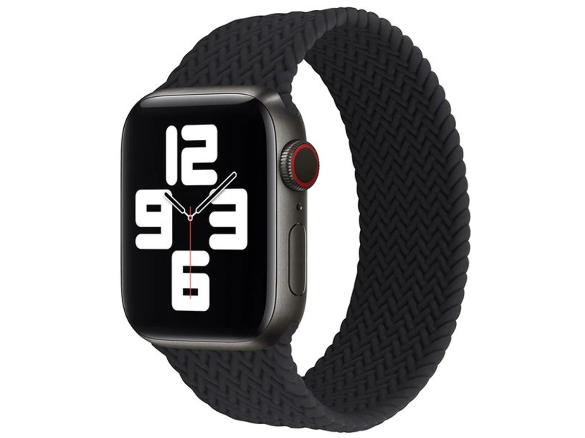 Pulseira Solo Loop de Nylon Preta Gift4me para Apple Watch Ultra 3 (182 mm e 197 mm)